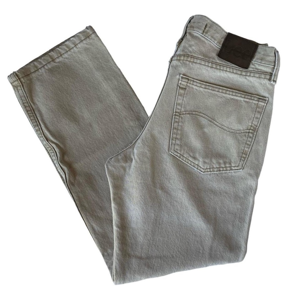 NWOT Lee Regular Fit 32 30 Straight Leg Cream/Khaki Jeans